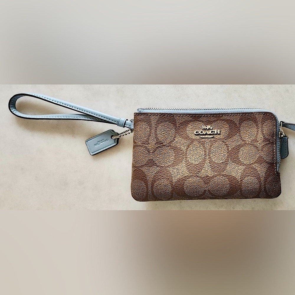 Coach Signature Wristlet